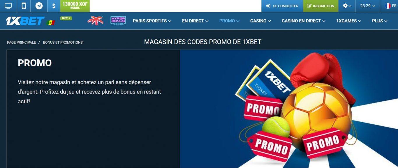 Code Promo 1xBet et Bonus